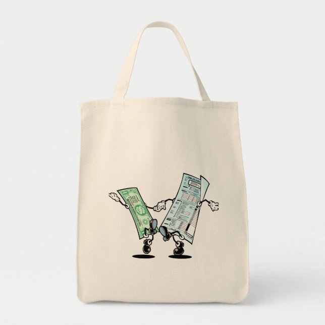 Tote Bag jour fiscal heureux (Devant)