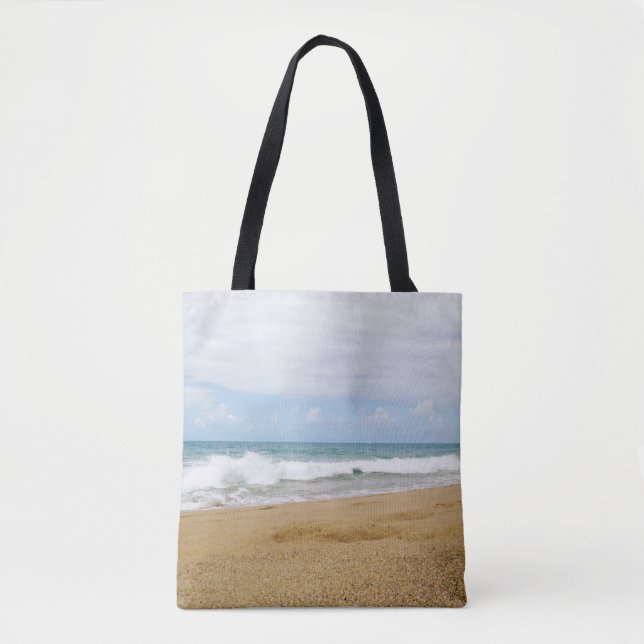 Tote Bag Jour paisible à la plage (Devant)