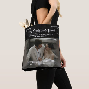 Tote Bag Journal Photo de mariés heureux