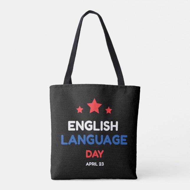 Tote Bag Journée de l'anglais (Dos)