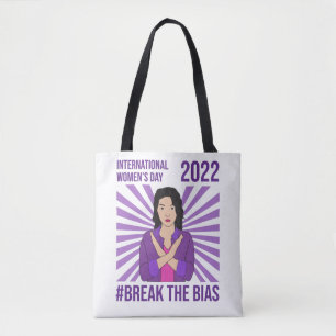 TOTE BAG JOURNÉE INTERNATIONALE DE LA FEMME 2022 #BREAK THE