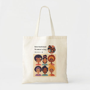 Tote Bag Journée internationale des femmes 8 mars illustrée