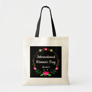 Tote Bag Journée internationale des femmes florales