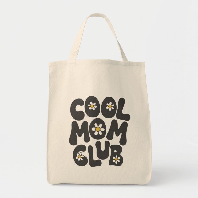 Tote Bag Journée mère club mère cool (Devant)