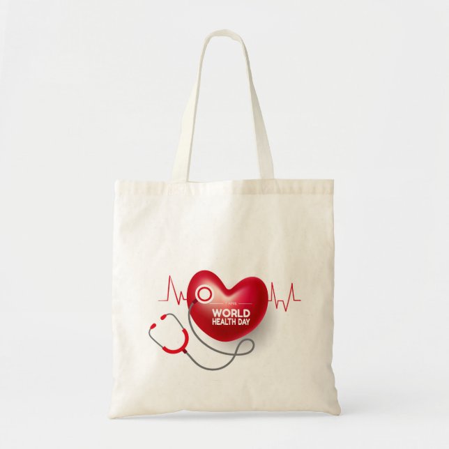 Tote Bag Journée mondiale de la santé (Devant)