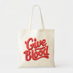 Tote Bag Journée mondiale des donneurs de sang - Texte de d