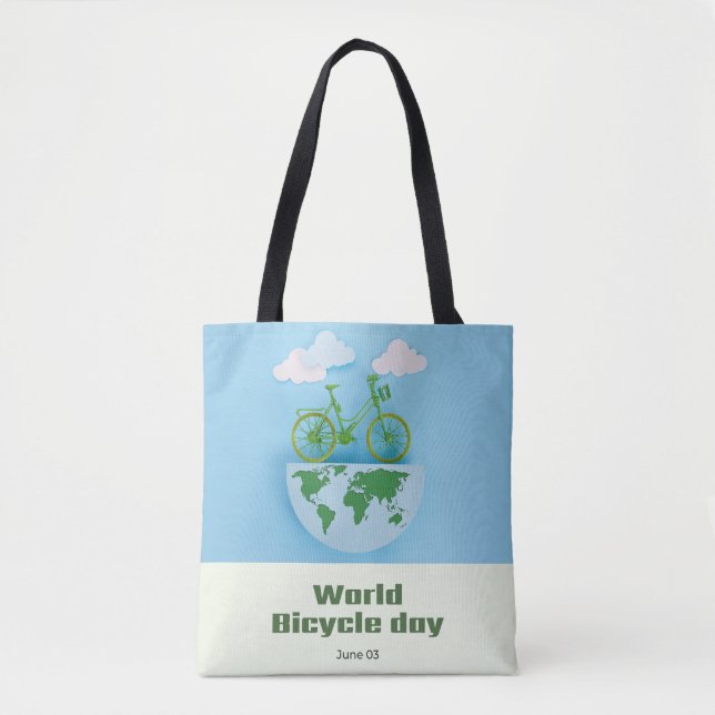 Tote Bag Journée mondiale du vélo (Devant)