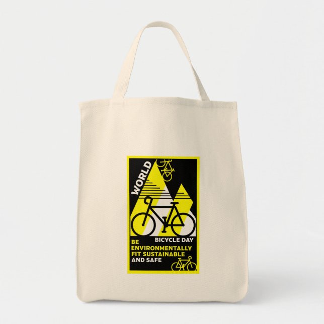 Tote Bag Journée mondiale du vélo (Devant)