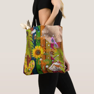Tote Bag Journées Ensoleillées Chaudes Plage Tropicale Colo