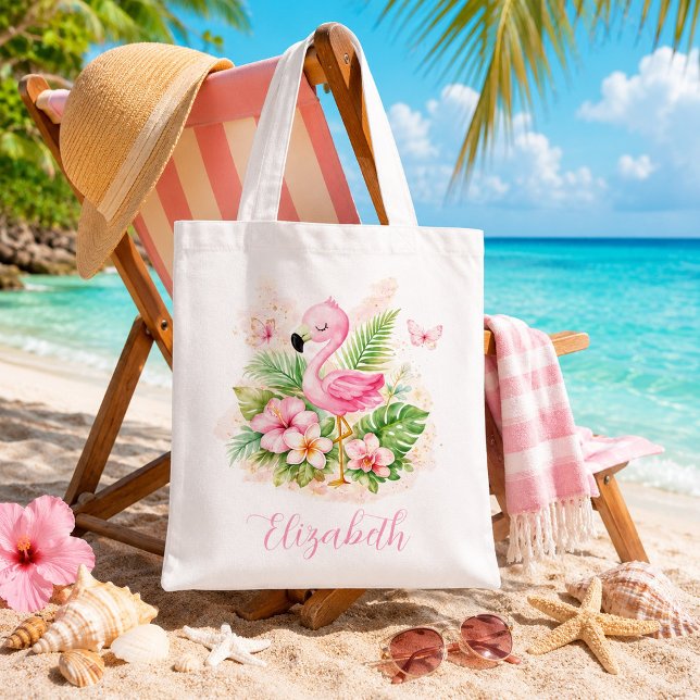 Tote Bag Journées Ensoleillées & Façons de Flamant Rose  (Créateur téléchargé)
