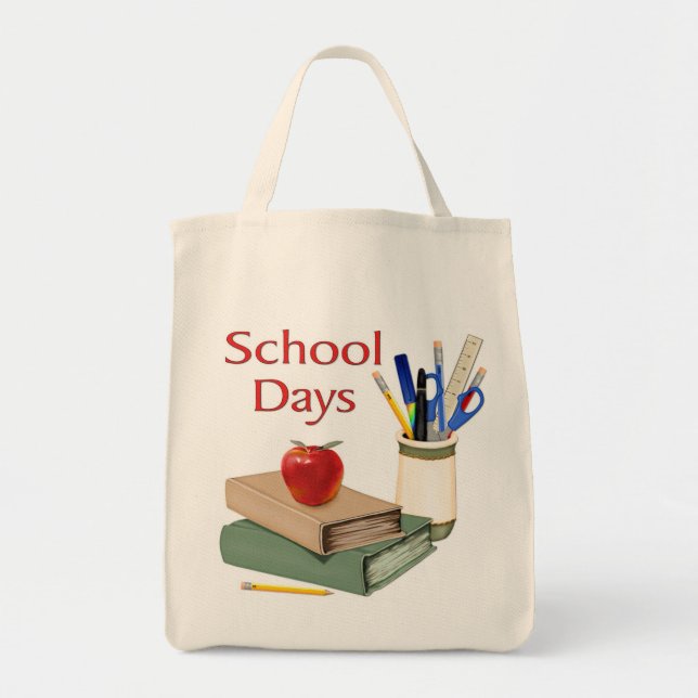 Tote Bag Journées scolaires (Devant)