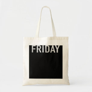 Tote Bag JOURS de la série WEEK 'VENDREDI' en détresse