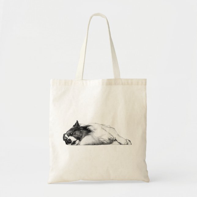 Tote Bag Jours De Récolte Avec Un Corgi (Devant)