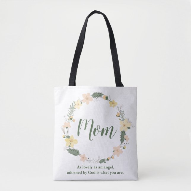 Tote Bag Jovely Mom Floral (Devant)