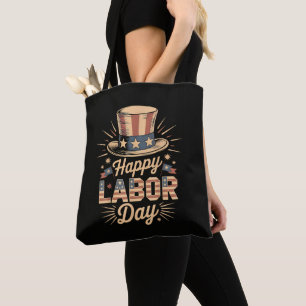 Tote Bag Joyeuse célébration patriotique de la fête du Trav