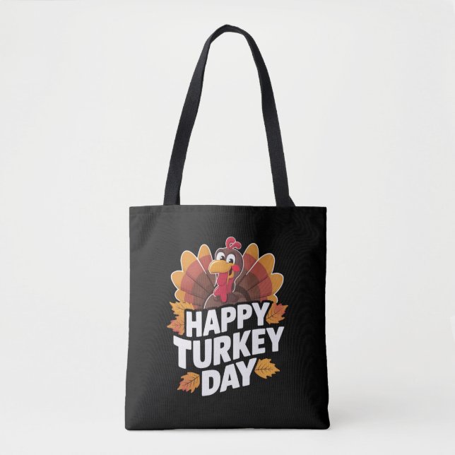 Tote Bag Joyeuse fête de Thanksgiving Day Gift  (Devant)