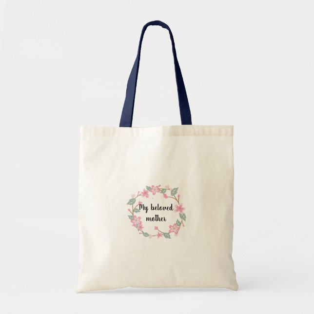 Tote Bag Joyeuse fête des Mères – Conception de salutation  (Devant)