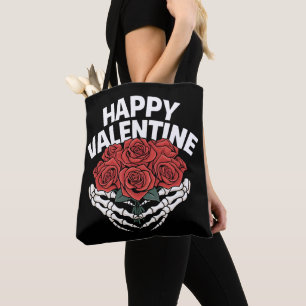 Tote Bag Joyeuse Saint-Valentin Même les os ont besoin d'am