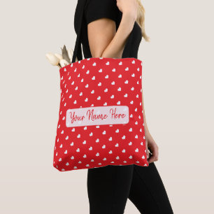 Tote Bag Joyeuse Saint-Valentin Moderne Motif d'Amour