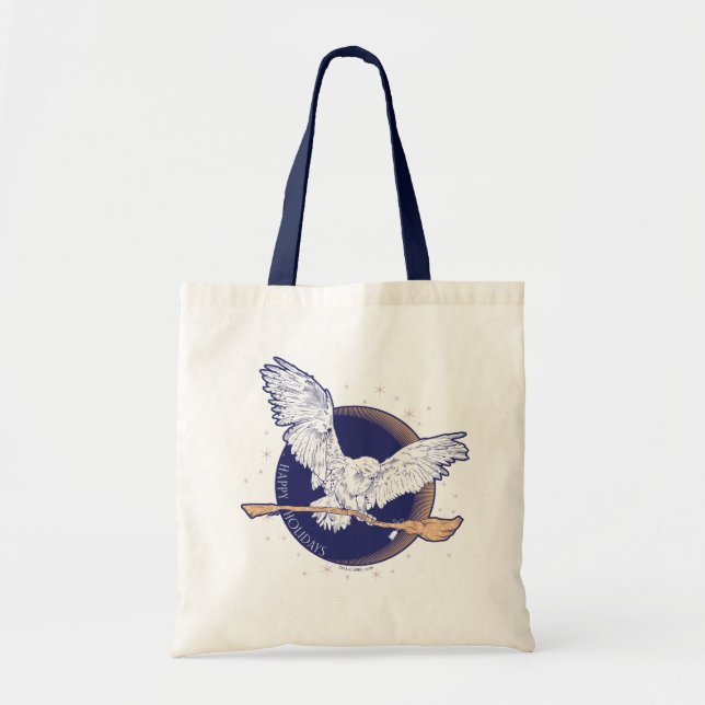 Tote Bag Joyeuses fêtes Livraison Hedwig (Devant)