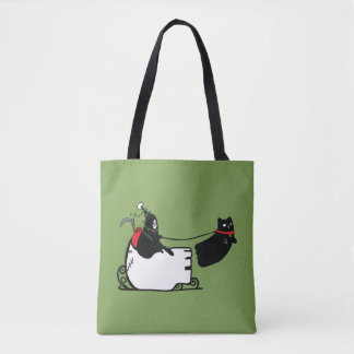Tote Bag Joyeuses Fêtes Père Noël de Grim Reaper