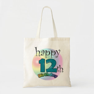 Tote Bag Joyeux 12e anniversaire