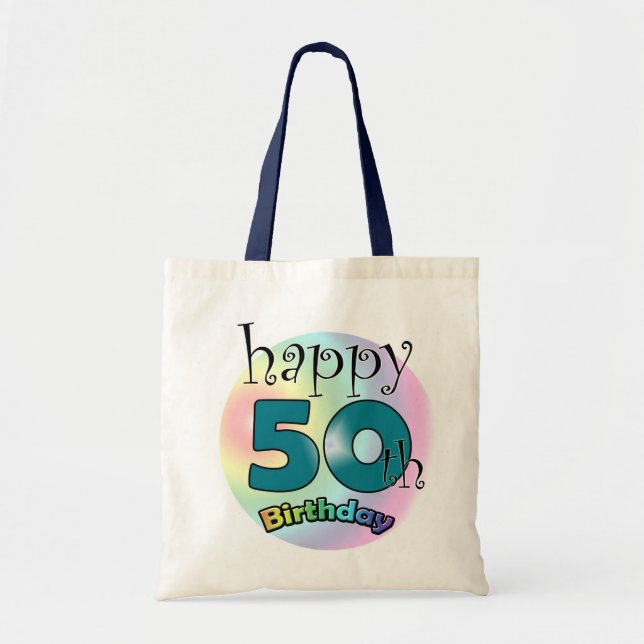 Tote Bag Joyeux 50e anniversaire (Devant)