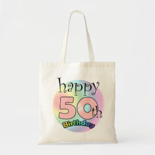 Tote Bag Joyeux 50e anniversaire (roze)