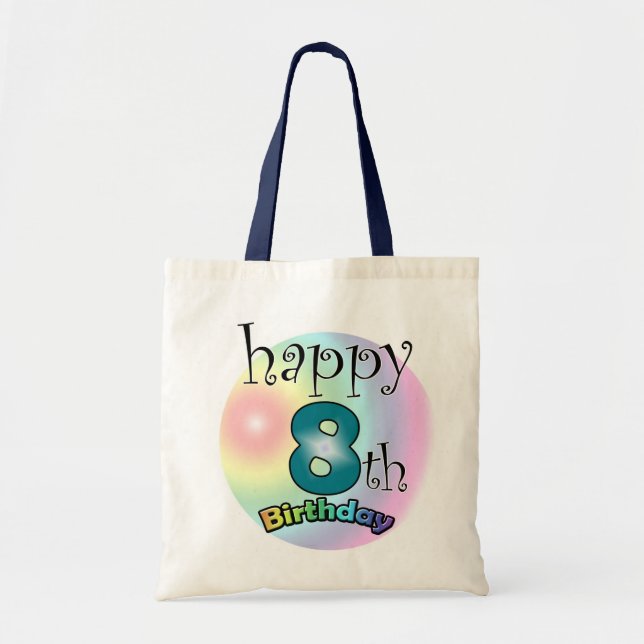 Tote Bag Joyeux 8e anniversaire (Devant)