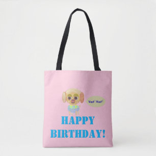 Tote Bag Joyeux Anniversaire mignon Fourre-tout