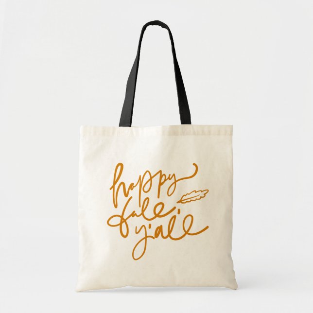 Tote Bag Joyeux automne Y'all (Devant)