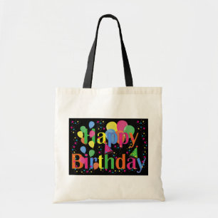 Tote Bag Joyeux Ballons de fête d'anniversaire