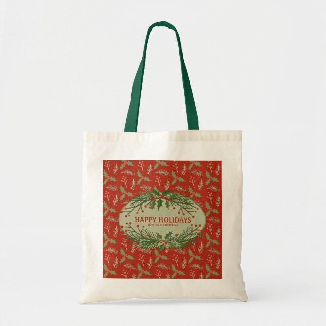 Tote Bag Joyeux cadeau de vacances Fourre-tout (Devant)