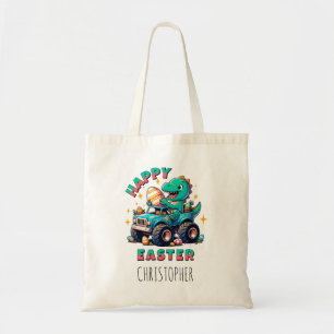 Tote Bag Joyeux Camion de Monster de Dinosaure de Pâques Ka