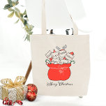 Tote Bag Joyeux Chats De Noël Dans Le Sacoche De Père Noël<br><div class="desc">Ce design présente un sac Père Noël plein de chats habillés pour Noël avec le texte "Joyeux Noël" écrit dans la typographie populaire. #Noël #fêtes #saisonnières #festivités #chats #mignons #mode #mignonette #fourre-tout #sacs #cadeaux</div>