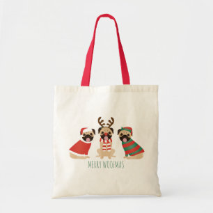 Tote Bag Joyeux Chiens de Carlin Woofmas