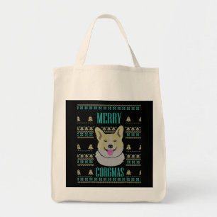 Tote Bag Joyeux Corgmas de Noël