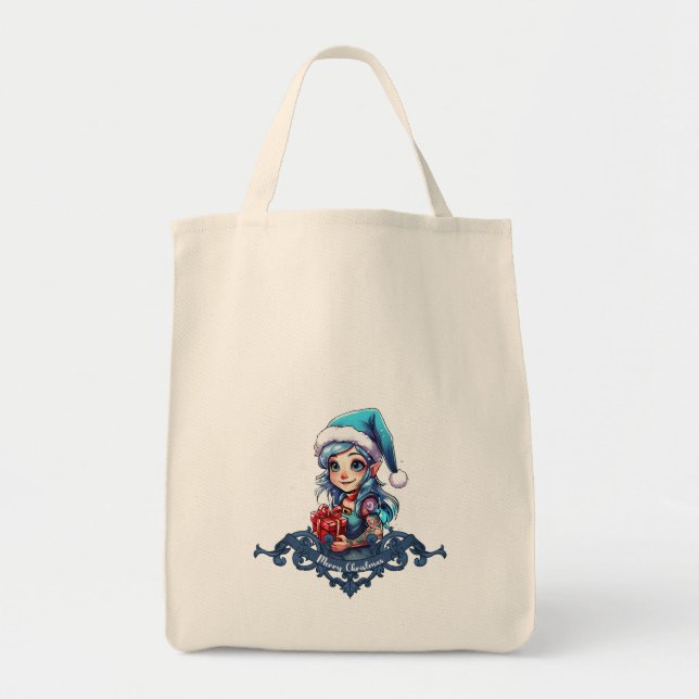Tote Bag Joyeux elfe (Devant)