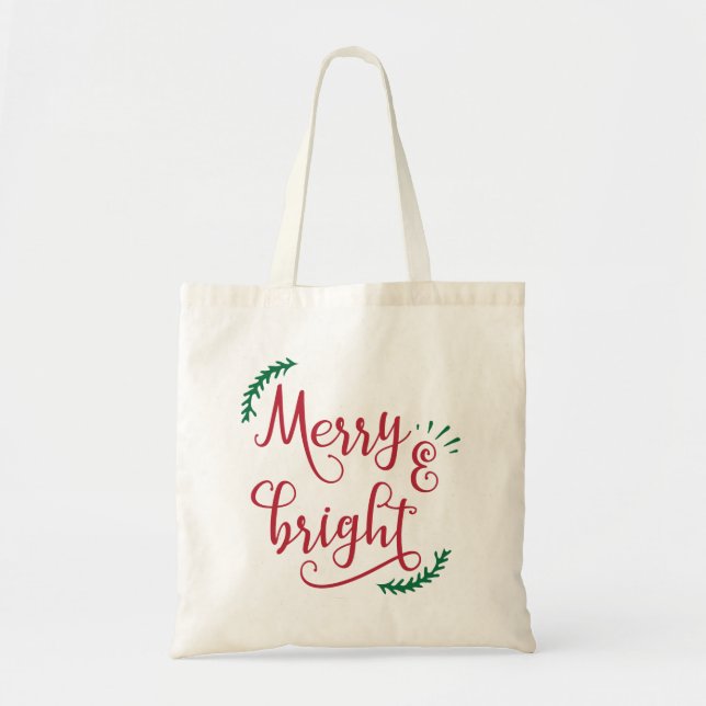 Tote Bag Joyeux et lumineux vacances (Devant)