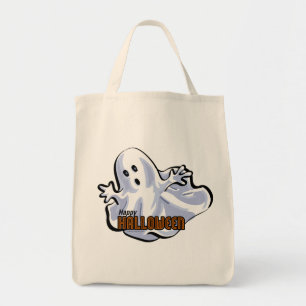 Tote Bag Joyeux fantôme d'Halloween