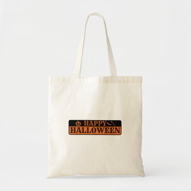 Tote Bag Joyeux Halloween (Devant)