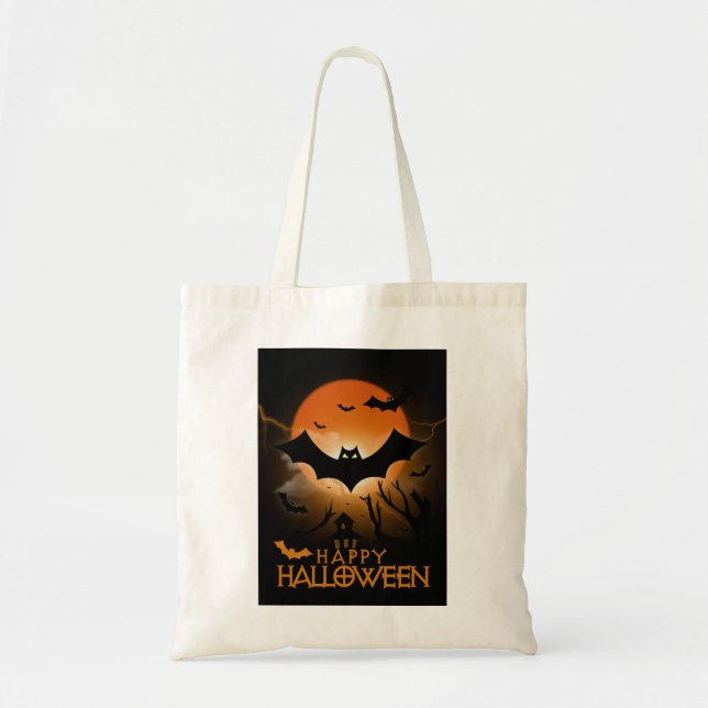 Tote Bag Joyeux Halloween (Devant)