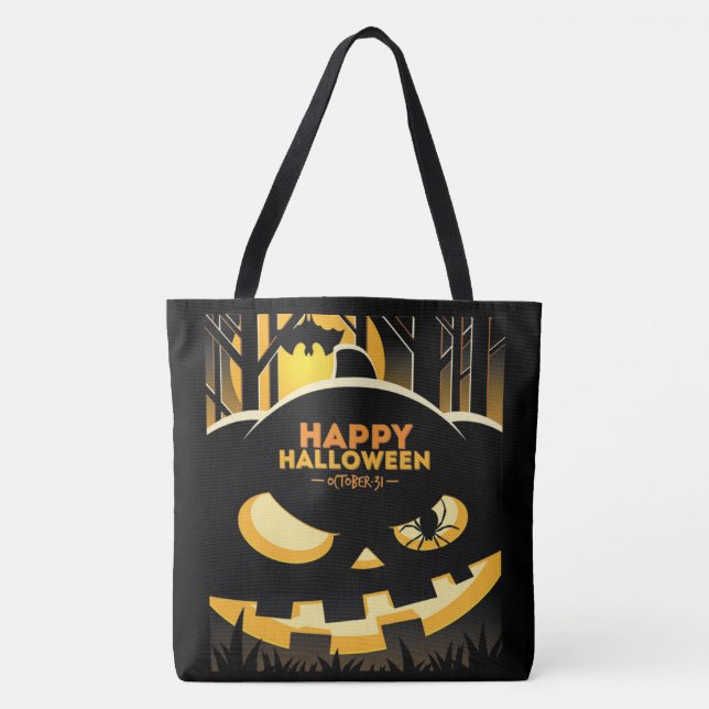 Tote Bag Joyeux Halloween (Devant)