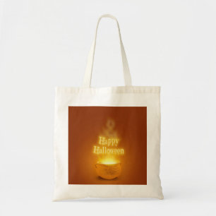 Tote Bag Joyeux Halloween Chaudron de Sorcière