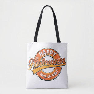 Tote Bag Joyeux Halloween Tock ou Treat?