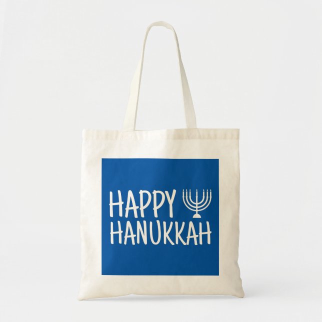 Tote Bag Joyeux Hanukka (Devant)
