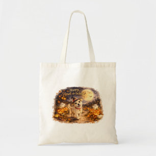 Tote Bag Joyeux Howl-o-Ween Chien Mignon Design Halloween