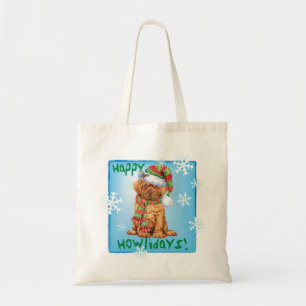 Tote Bag Joyeux Howlidays Dogue