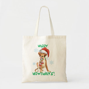 Tote Bag Joyeux Howlidays Saluki