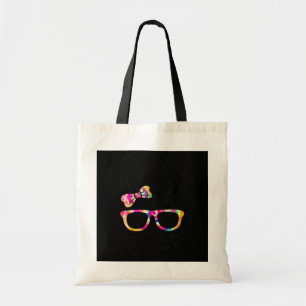 Tote Bag Joyeux jour de Pâques lapin mignon lapin face Tie 